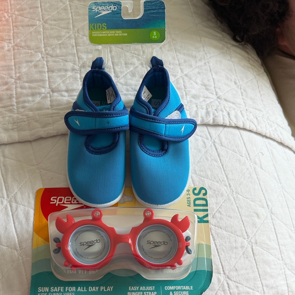 Speedo Kids Vibrant Blue Water Shoes